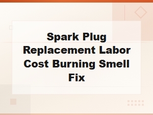 Step-By-Step Diagnosis: Spark Plug Replacement and Fixing Burning Smell with Labor Cost Guide